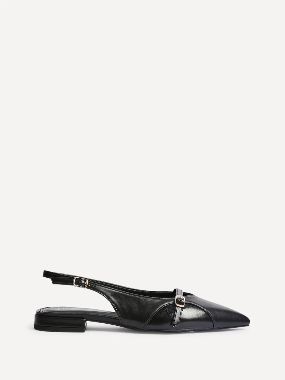 Noir - Linzi Chaussures de ballet à bout pointu Prague avec boucle
