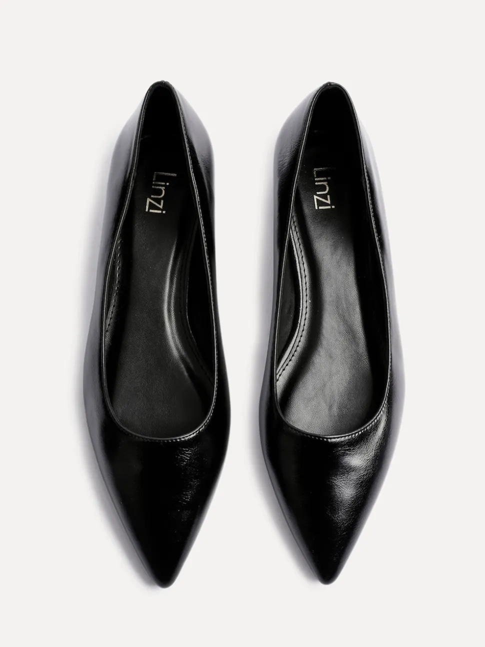 Noir - Linzi Orian Ballet à bout pointu Chaussures plates