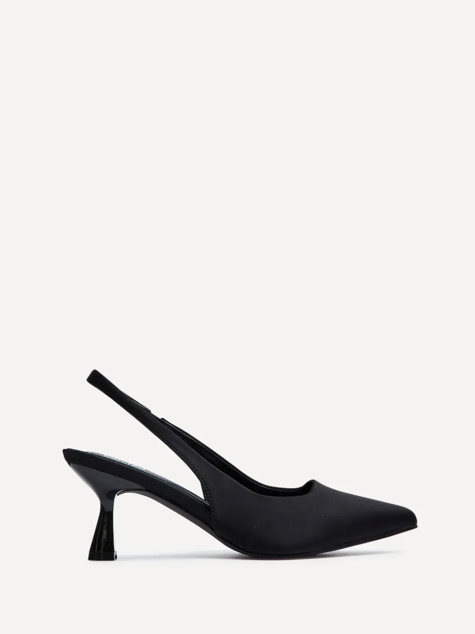 Noir - Linzi talons Izzie Coupe large à bride arrière