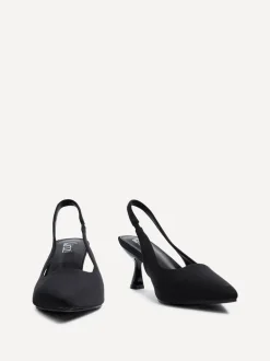 Noir - Linzi talons Izzie Coupe large à bride arrière