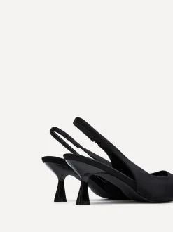 Noir - Linzi talons Izzie Coupe large à bride arrière