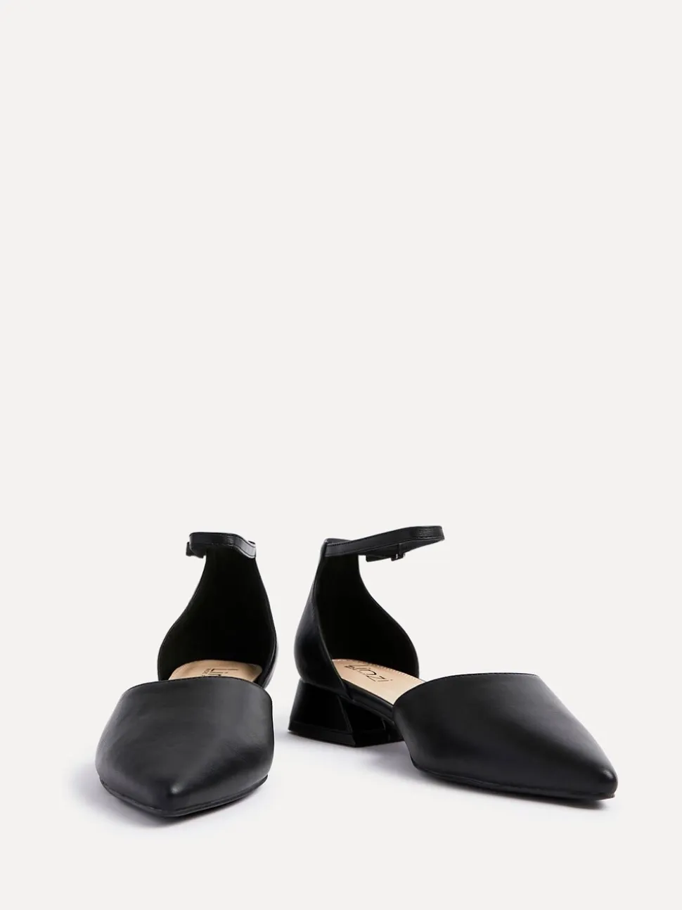 Noir - Linzi talons larges Dolly à petit talon