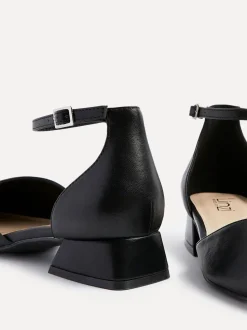 Noir - Linzi talons larges Dolly à petit talon