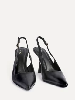Noir - Linzi talons Una à bride arrière