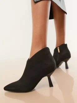 Noir - Lipsy Chaussures à chaton à talon bas en faux daim