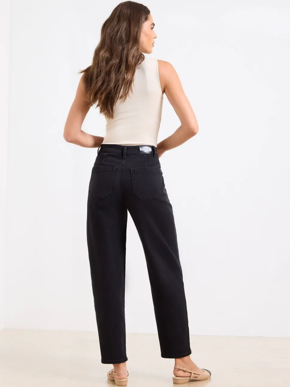 Noir - Lipsy Jean slim Barrel Leg