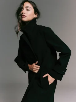 Noir - Long manteau maxi