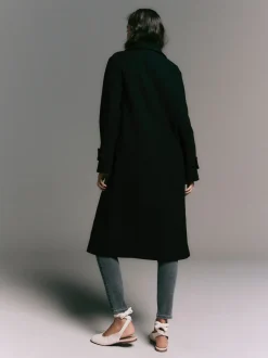 Noir - Long manteau maxi