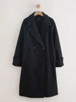 Noir - Long manteau maxi