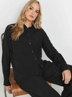 Noir - Long Tall Sally chemise contenant des manches longues