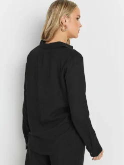Noir - Long Tall Sally chemise contenant des manches longues