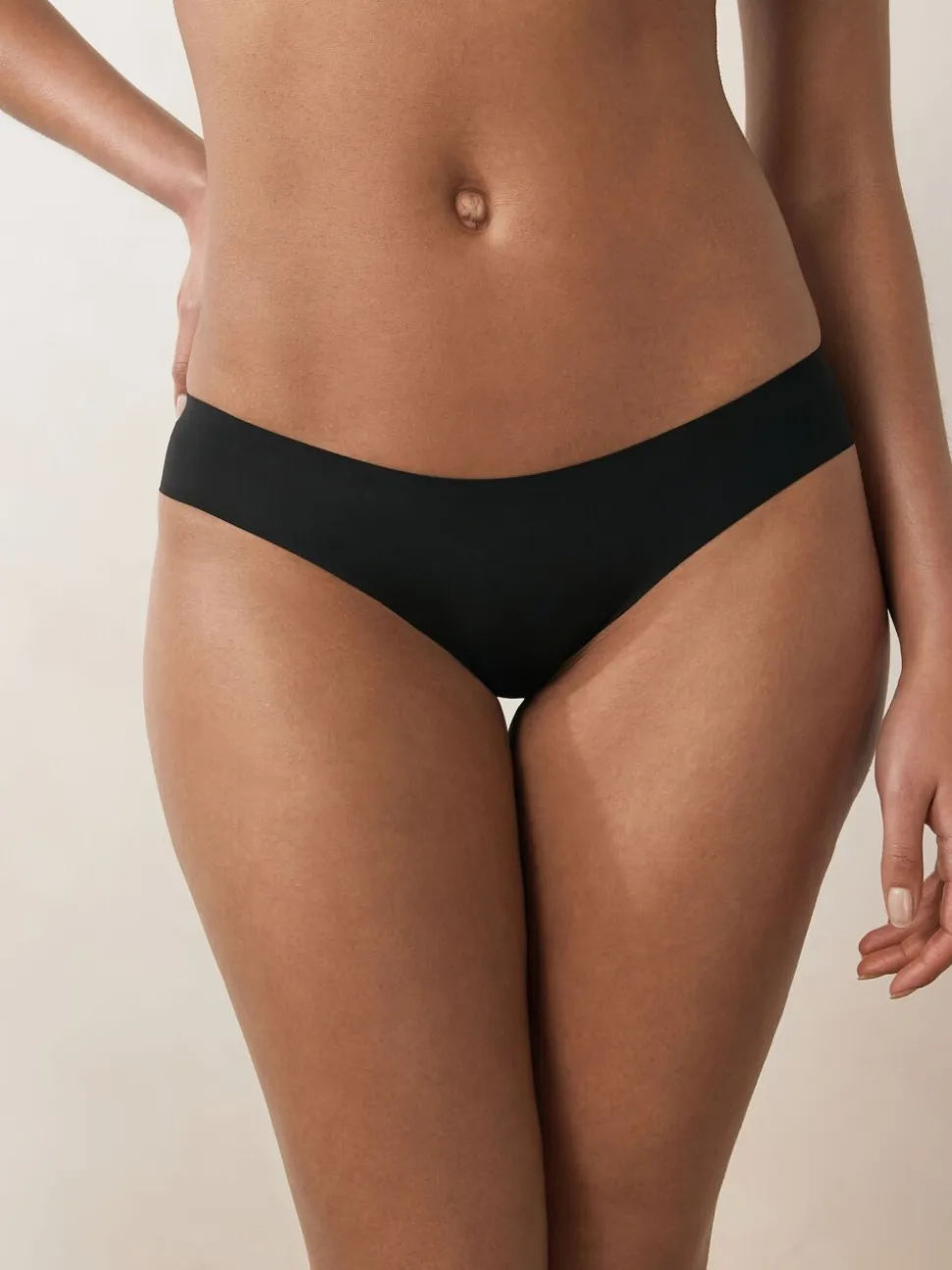 Noir - Lot 7 culottes invisibles et confortables