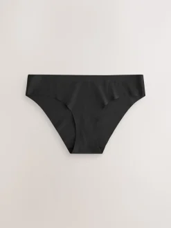Noir - Lot 7 culottes invisibles et confortables