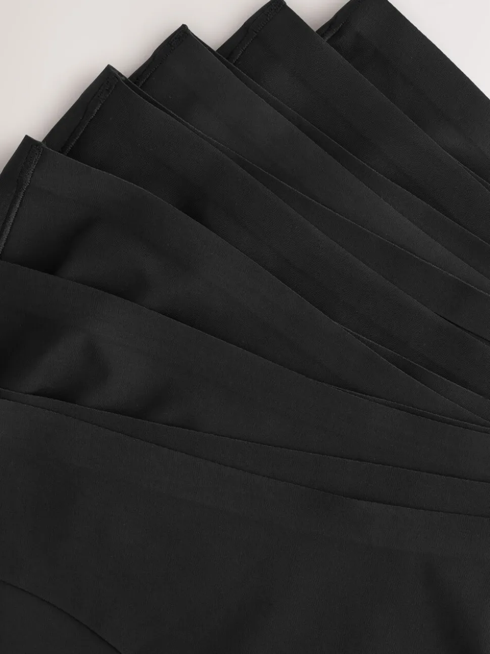 Noir - Lot 7 culottes invisibles et confortables