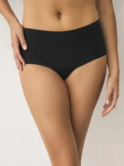 Noir - Lot 7 culottes invisibles et confortables