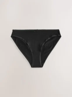 Noir - Lot de 10 caleçons en coton