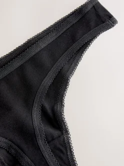Noir - Lot de 10 caleçons en coton