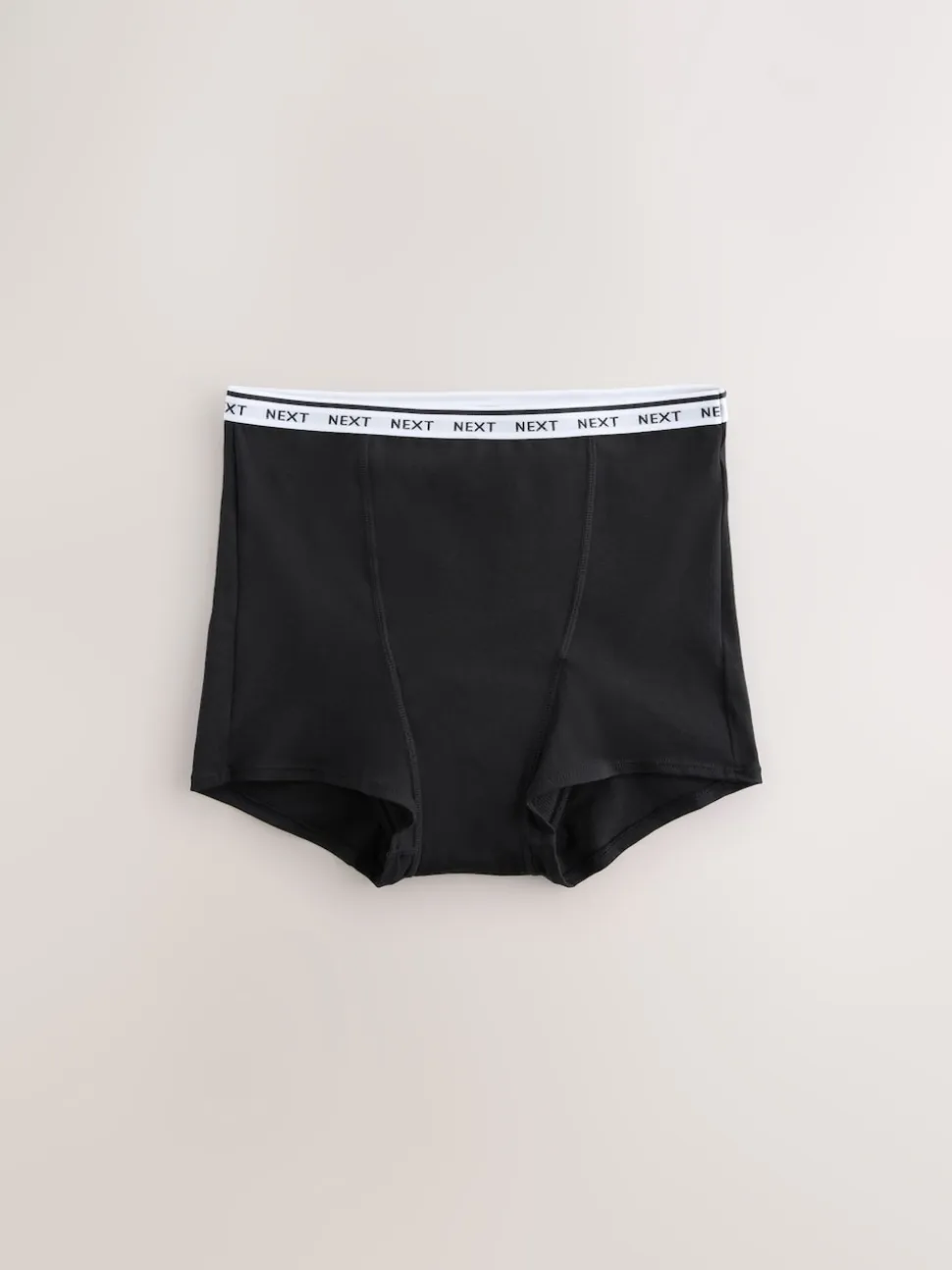 Noir - Lot de 4 caleçons menstruels en coton à flux intense