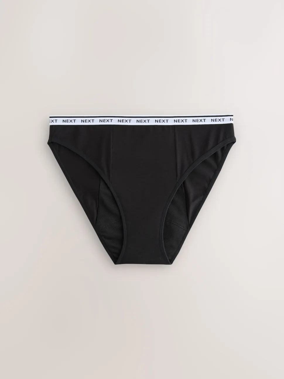 Noir - Lot de 4 caleçons menstruels en coton à flux intense