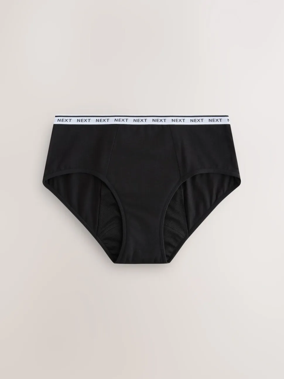 Noir - Lot de 4 caleçons menstruels en coton à flux intense