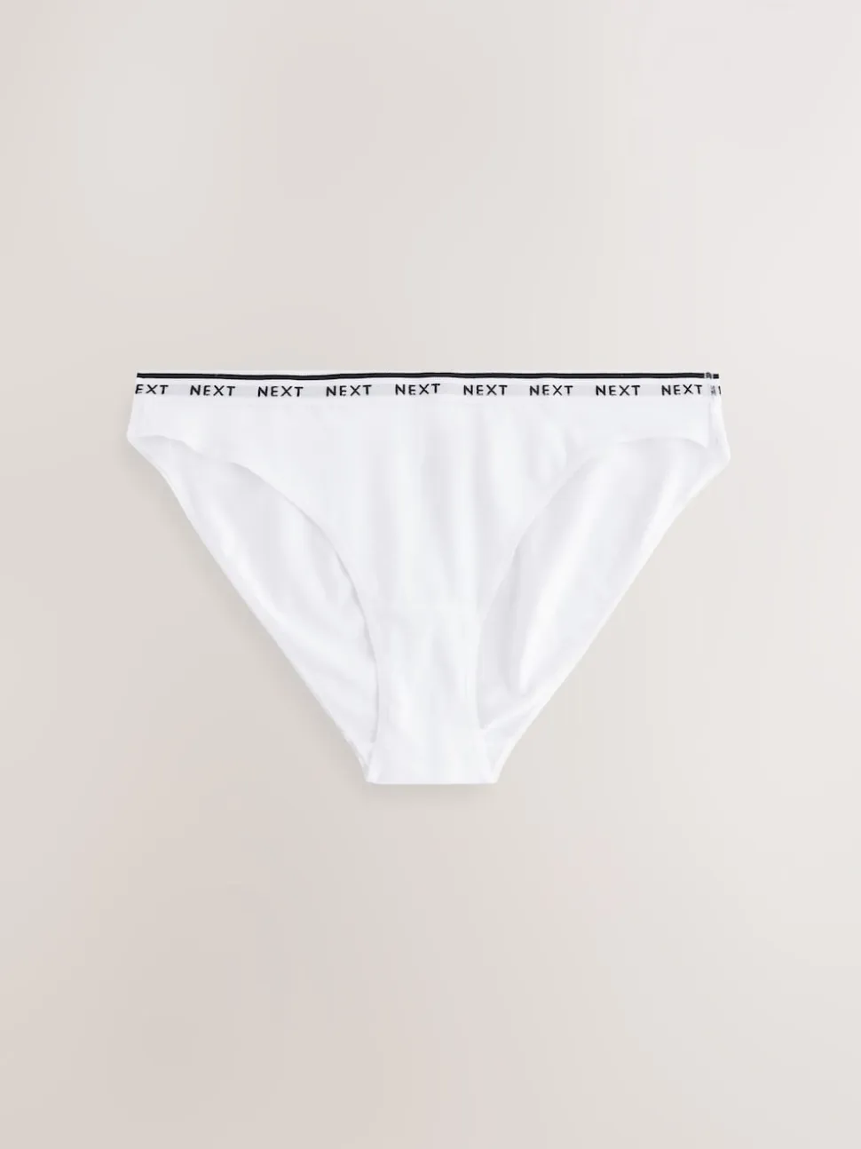 Noir - Lot de 10 culottes à logo en coton