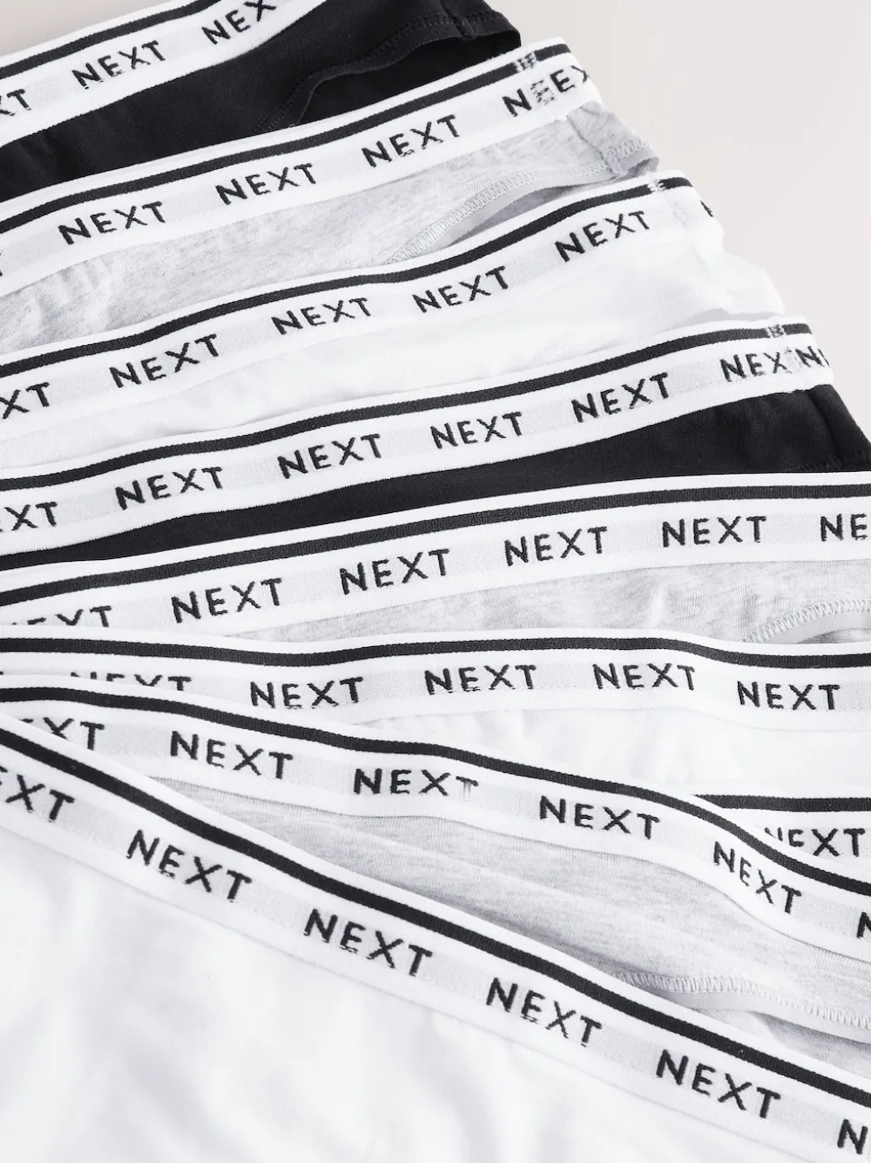 Noir - Lot de 10 culottes à logo en coton
