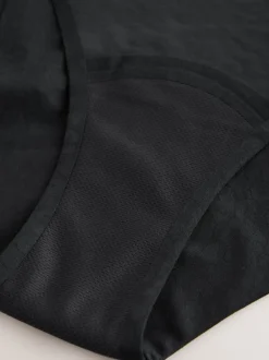 Noir - Lot de 2 culottes Anti Leak