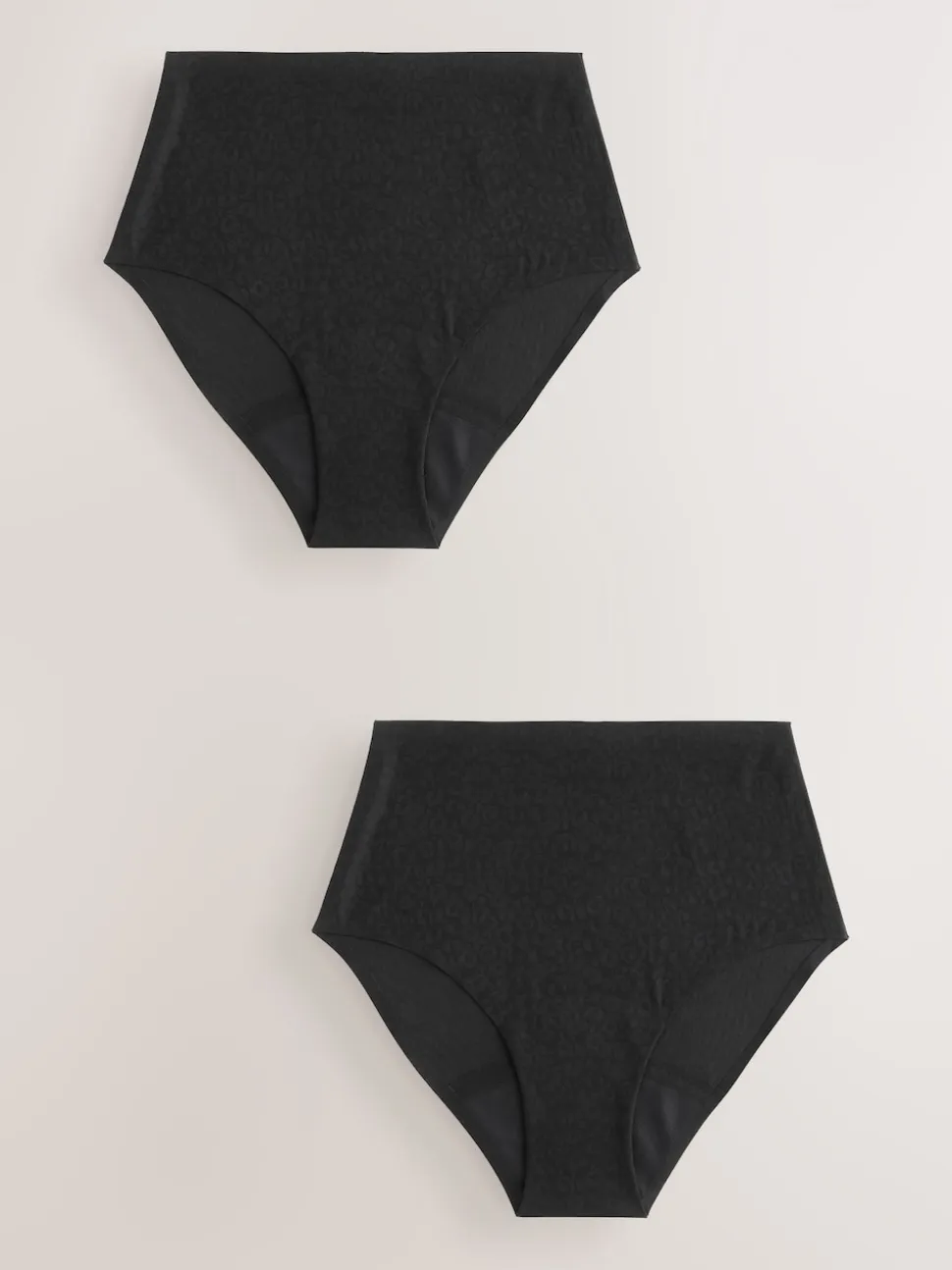 Noir - Lot de 2 culottes Anti Leak