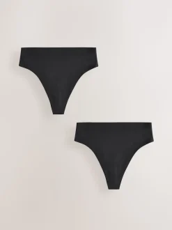 Noir - Lot de 2 culottes de période Invisible