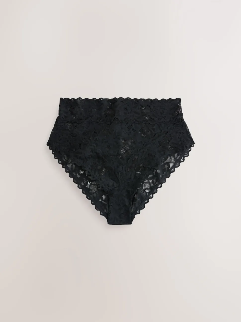 Noir - Lot de 3 culottes en dentelle