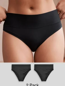 Noir - Lot de 2 culottes Ultimate Comfort