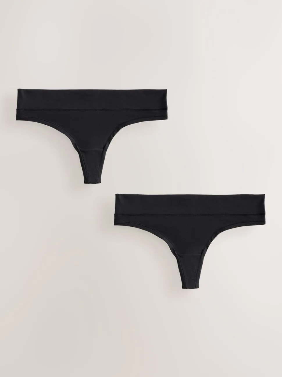 Noir - Lot de 2 culottes Ultimate Comfort