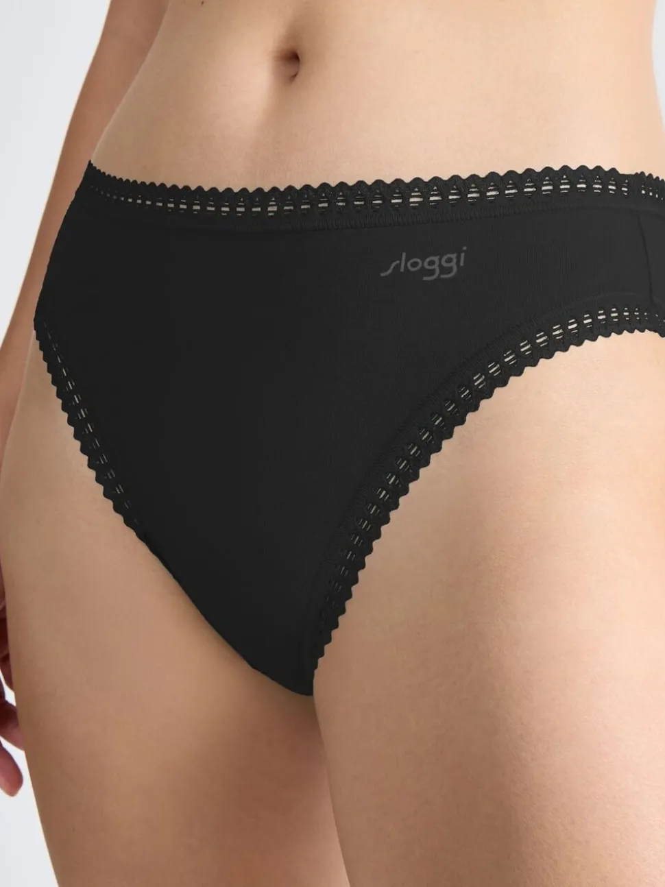 Noir - Lot de 3 hipsters Sloggi GO Crush