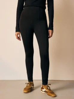 Noir - Lot de 2 leggings Ponte