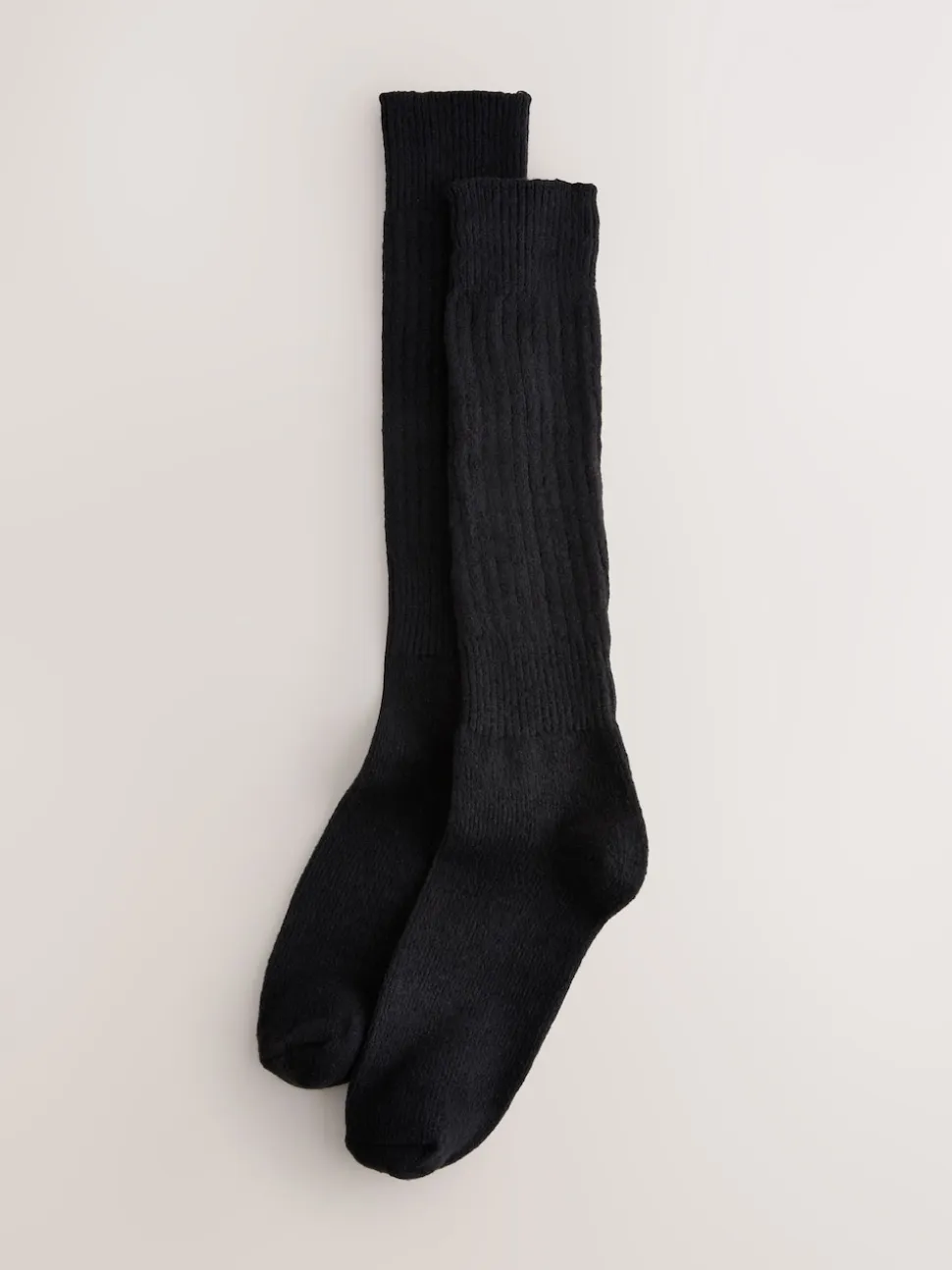 Noir - Lot de 1 paires de chaussettes longues souples