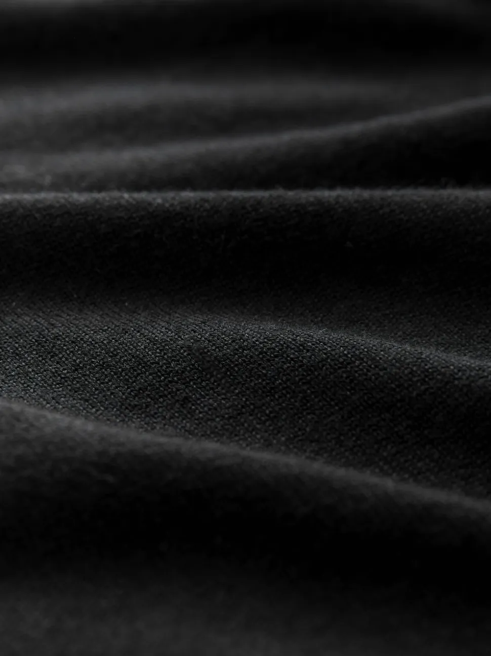 Noir - Lot de 2 pulls riches en coton doux à col en V