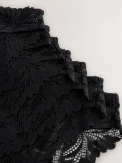 Noir - Lot de culottes en dentelle Ultimate Comfort 7