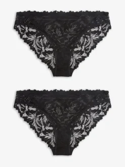 Noir - Lot de culottes en dentelle Ultimate Comfort 2