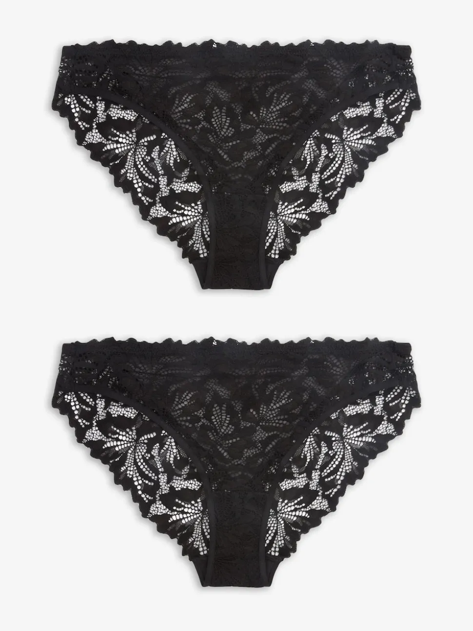 Noir - Lot de culottes en dentelle Ultimate Comfort 2