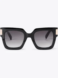 Noir - Lunettes de soleil Carvela à semelle évasée épaisse
