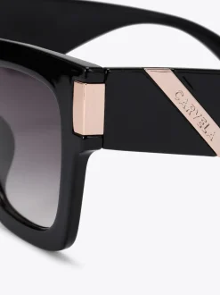 Noir - Lunettes de soleil Carvela à semelle évasée épaisse
