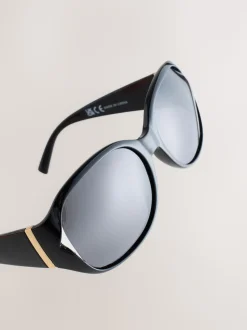 Noir - Lunettes de soleil enveloppantes