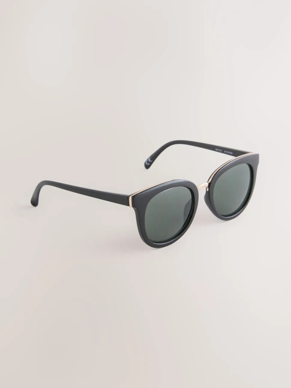 Noir - Lunettes de soleil rondes