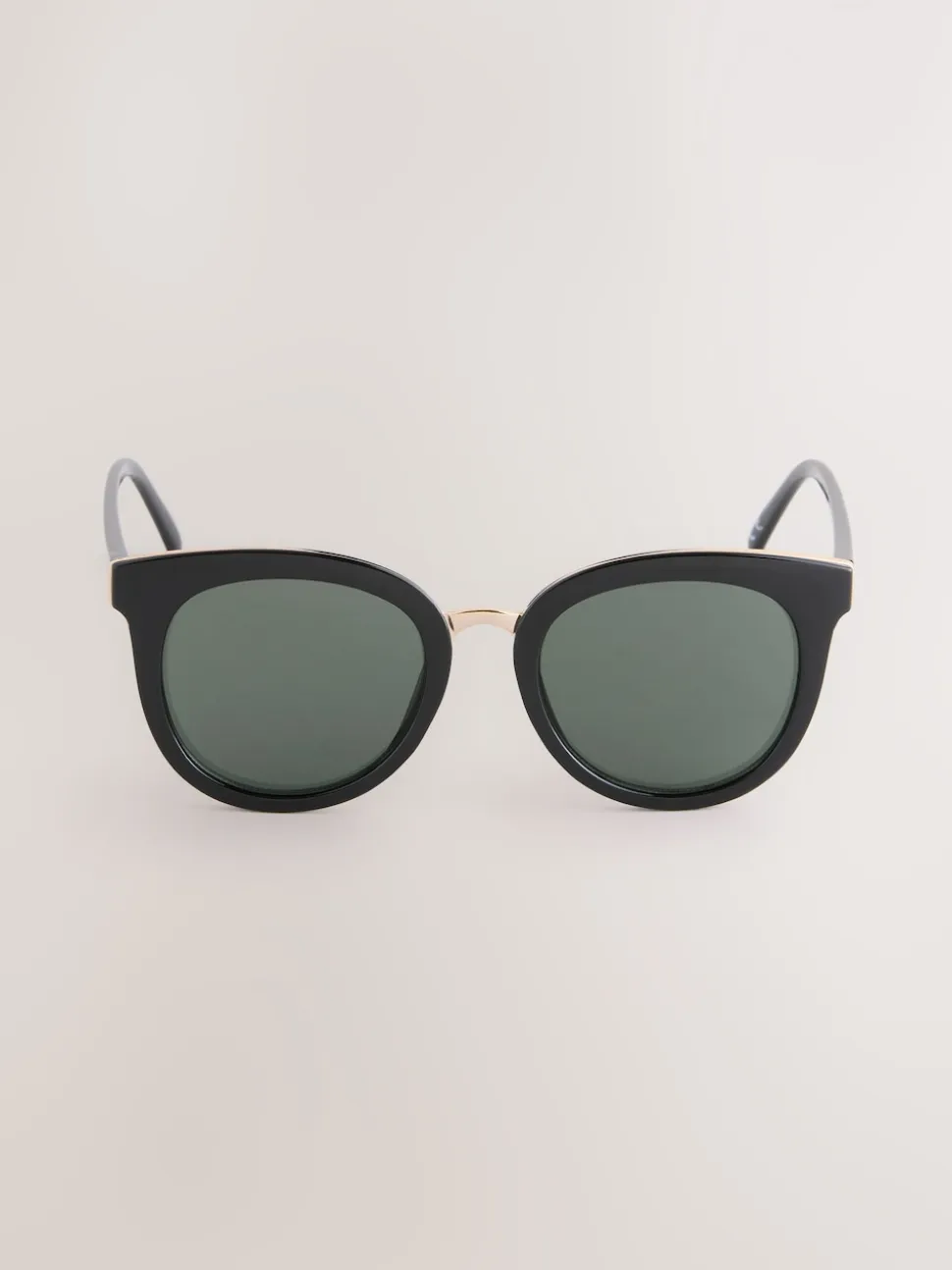 Noir - Lunettes de soleil rondes