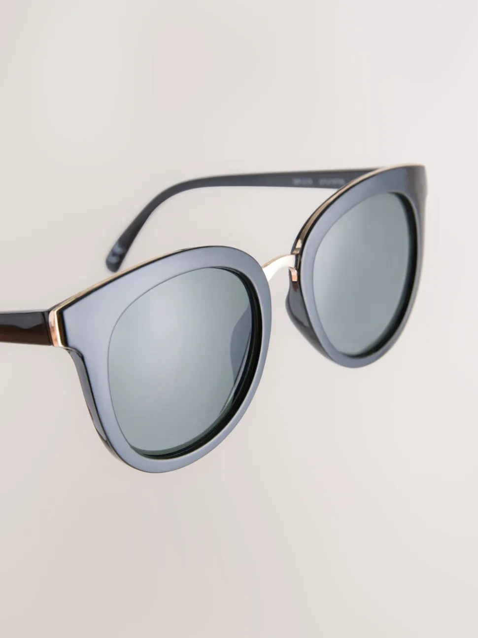 Noir - Lunettes de soleil rondes