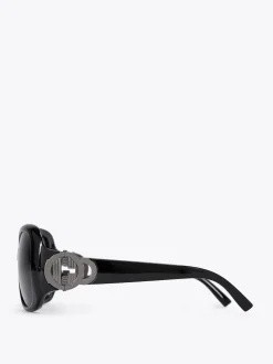 Noir - Lunettes de soleil Carvela oversize C