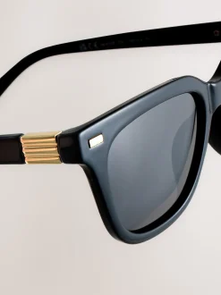 Noir - Lunettes de soleil carrées