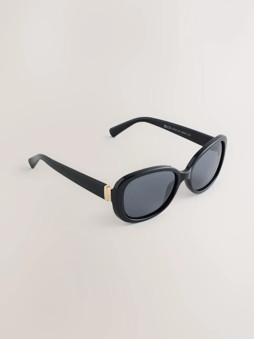 Noir - Lunettes de soleil cache-cœur carrées