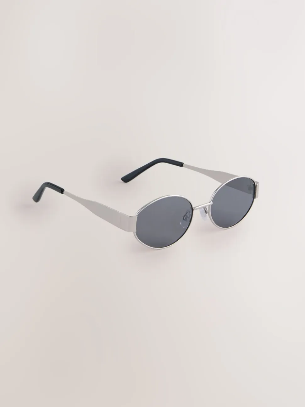 Noir - Lunettes de soleil ovales Tone