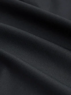 Noir - Maillot de bain à col montant avec trou de serrure et contrôle du ventre